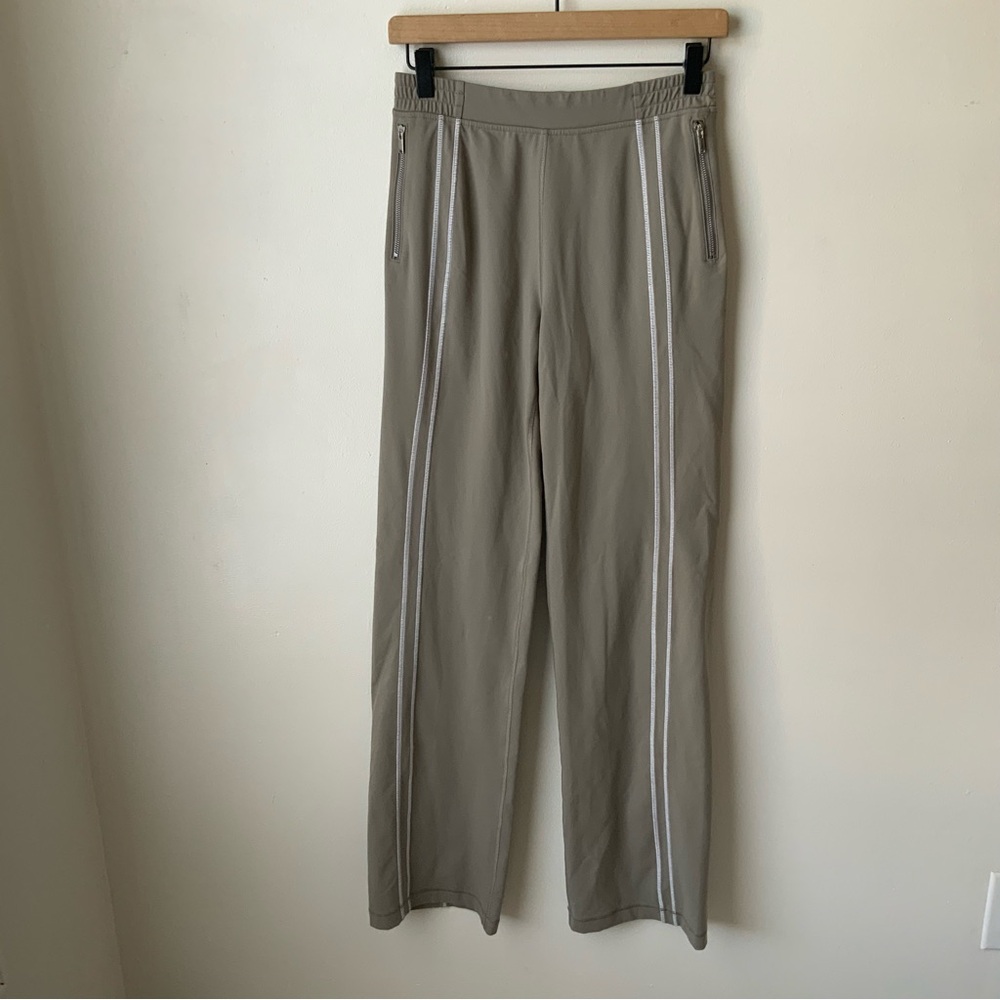 LULULEMON ATHLETICA Define Mid-Rise Track Pant Luon Warm Ash Grey White XS - Picture 4 of 13